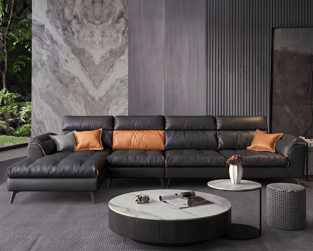 Whitmore Sectional Sofa (Black)