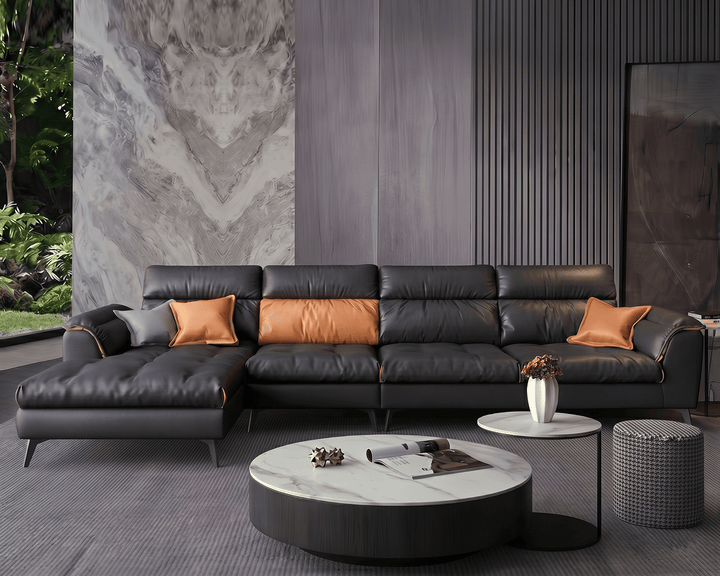 Whitmore Sectional Sofa (Black)