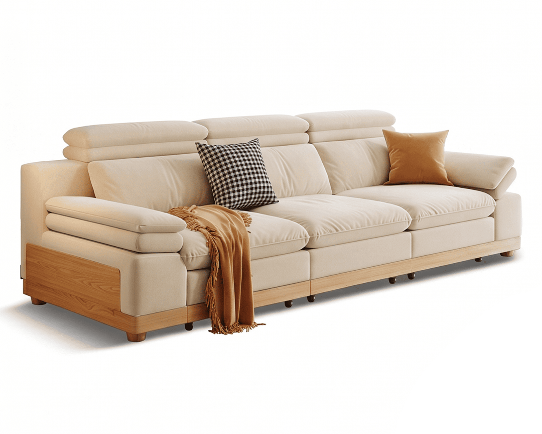 Stratford Recliner Sofa (Cream)