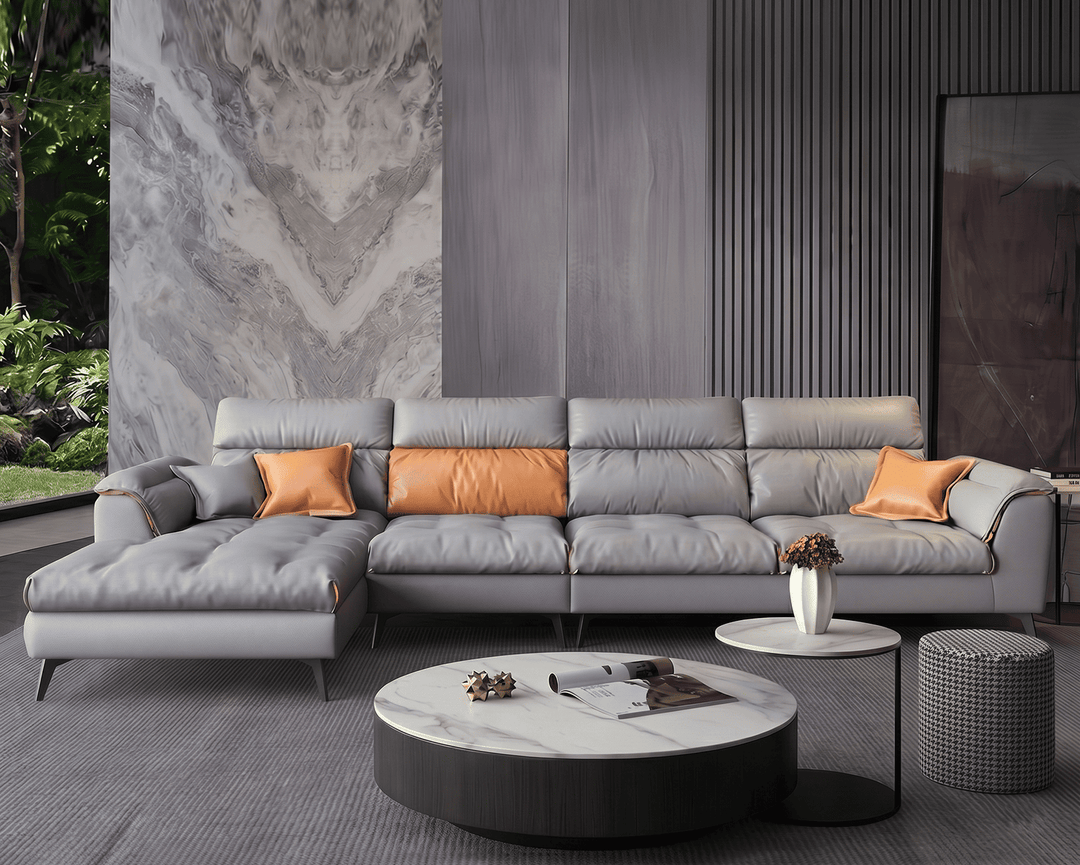Whitmore Sectional Sofa (Dark Grey)