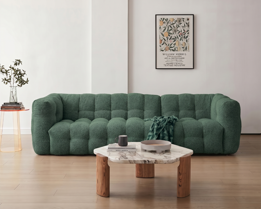 Davenport 3-Seater Sofa (Emerald Green)