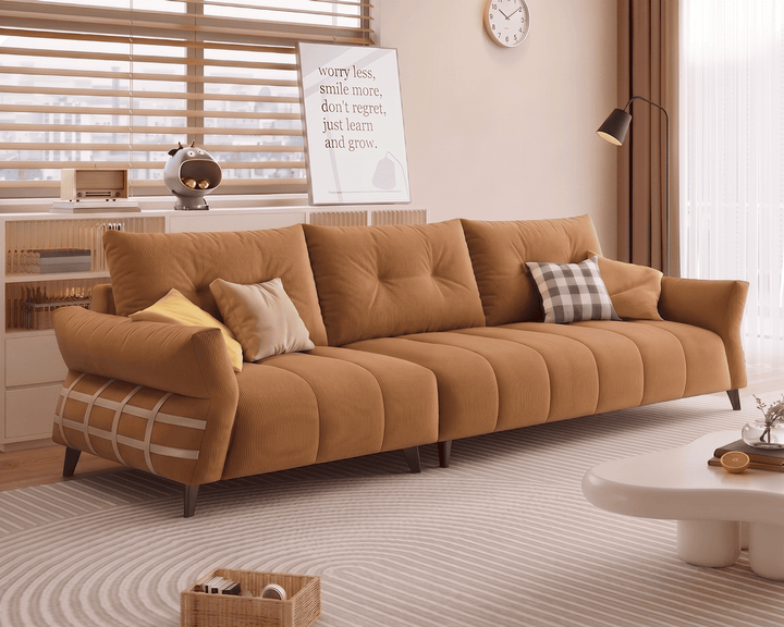 Kensington 3-Seater Sofa (Orange)