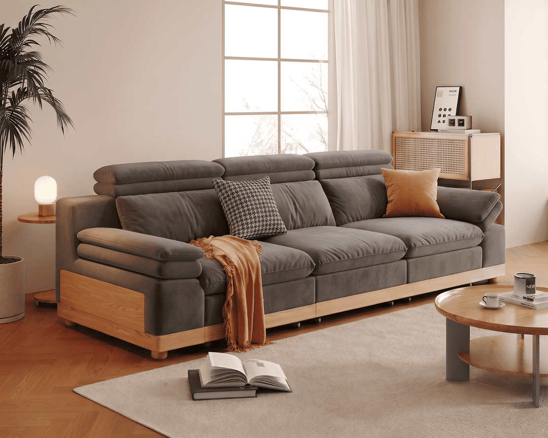 Stratford Recliner Sofa (Dark Grey)