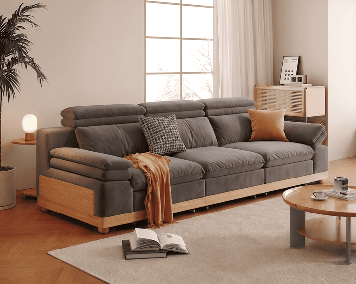 Stratford Recliner Sofa (Dark Grey)