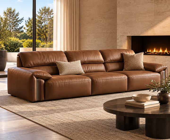 Hartford 3-Seater Sofa (Brown)