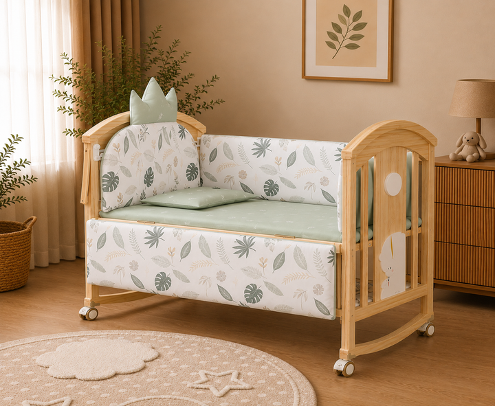 Mayfair 6-in-1 Cot Bed (Meadow Bloom)