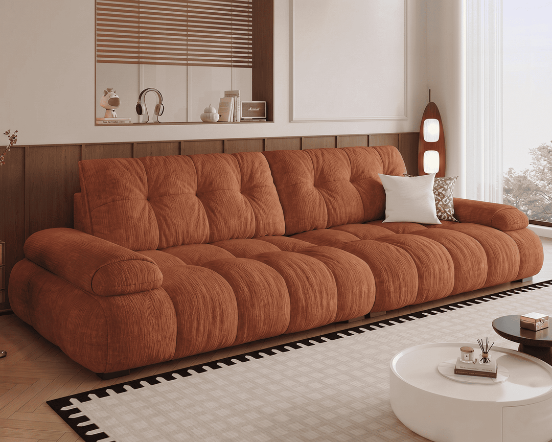 Winslow 3-Seater Sofa (Rust Orange)