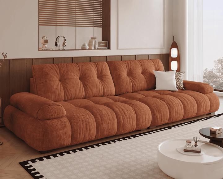 Winslow 3-Seater Sofa (Rust Orange)