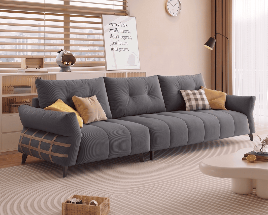 Kensington 3-Seater Sofa (Dark Grey)