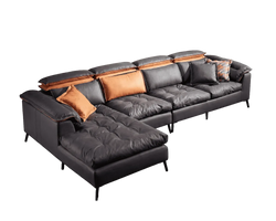 Whitmore Sectional Sofa (Black)