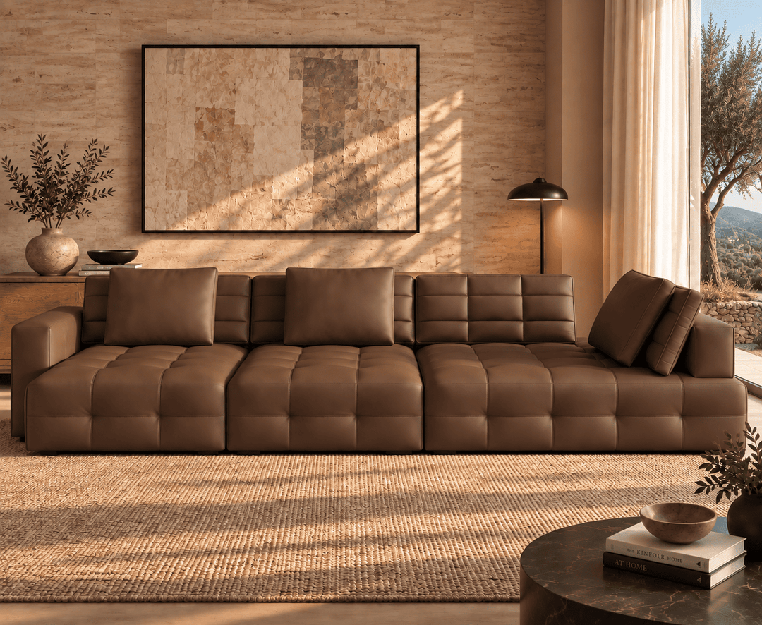 Kingsford Recliner Sofa (Brown)