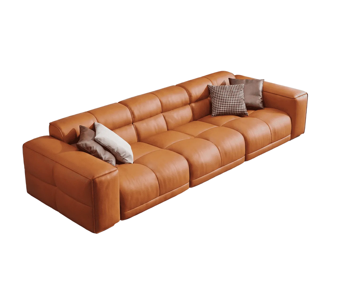 Montford Recliner Sofa (Orange)