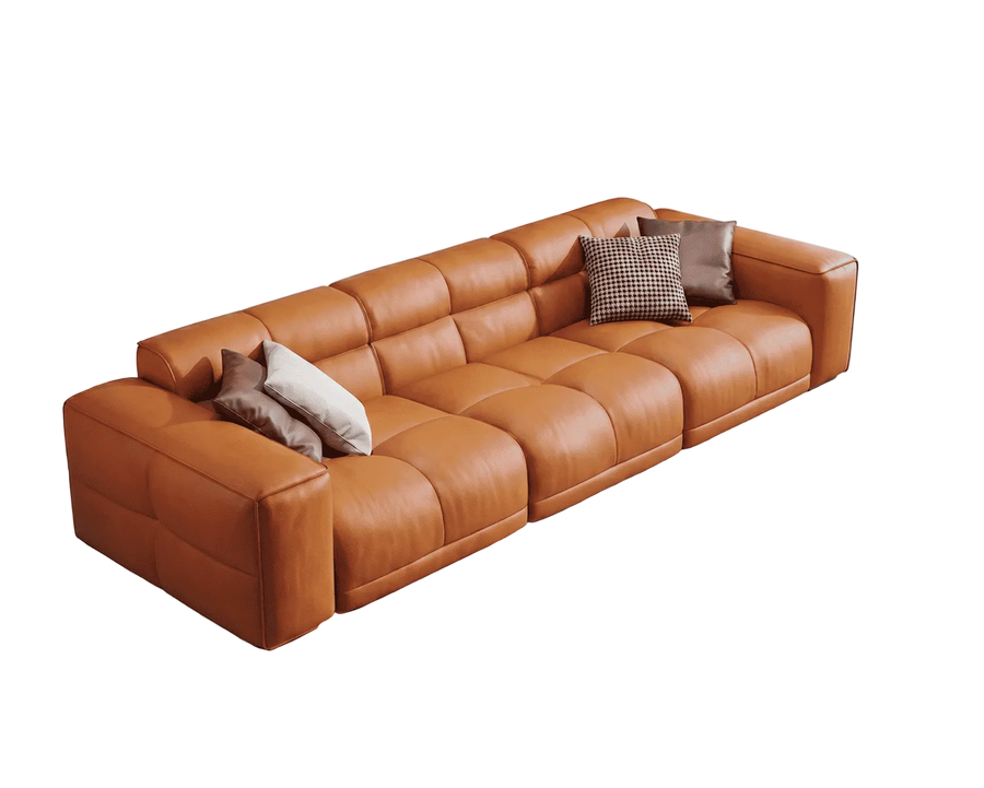 Montford Recliner Sofa (Orange)