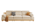 Stratford Recliner Sofa (Cream)