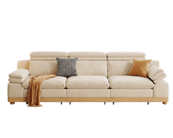 Stratford Recliner Sofa (Cream)