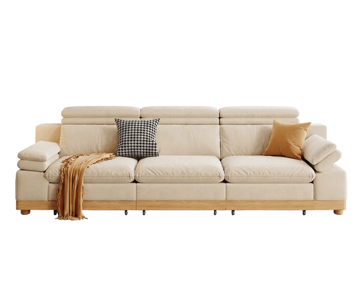 Stratford Recliner Sofa (Cream)