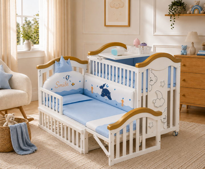 Windsor 6-in-1 Cot Bed (Ocean Crest)