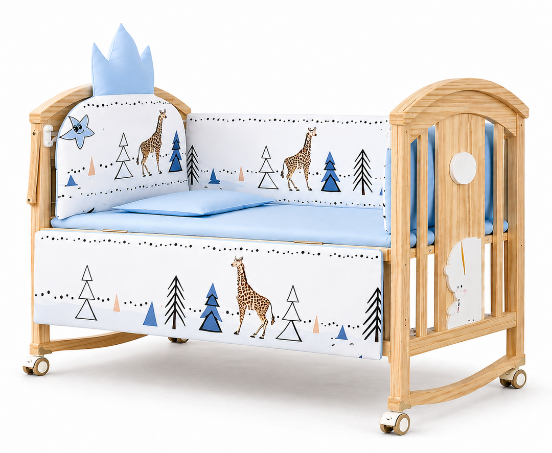 Mayfair 6-in-1 Cot Bed (Willow Safari)