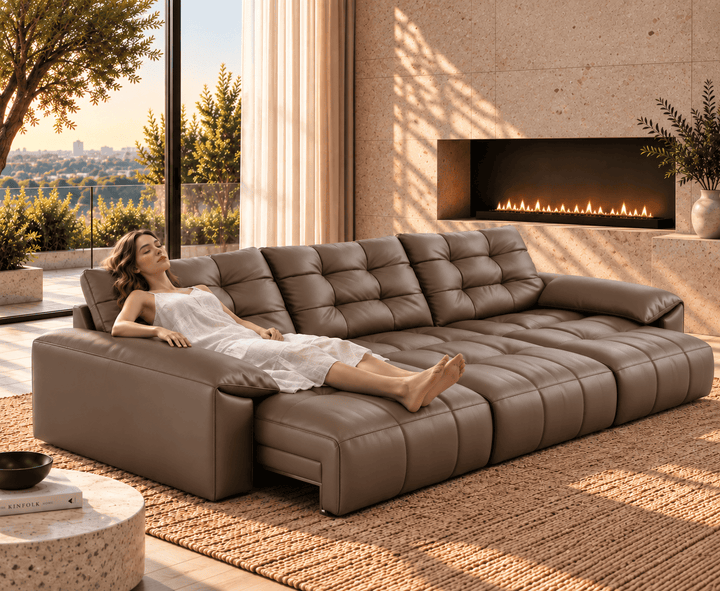 Wrexford Recliner Sofa (Brown)