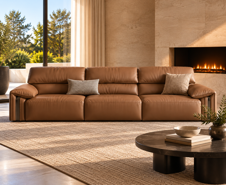 Hartford 3-Seater Sofa (Brown)