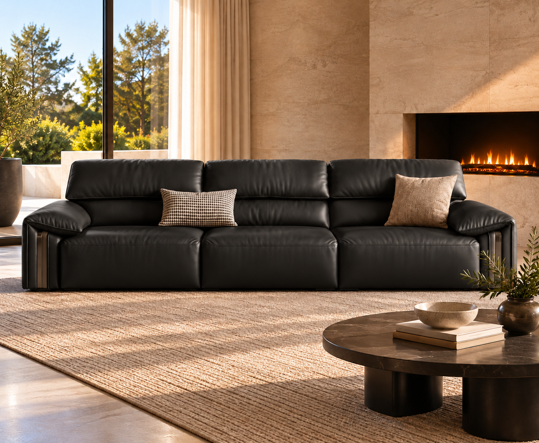 Hartford 3-Seater Sofa (Black)