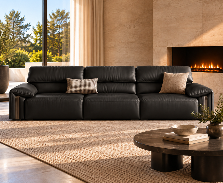 Hartford 3-Seater Sofa (Black)