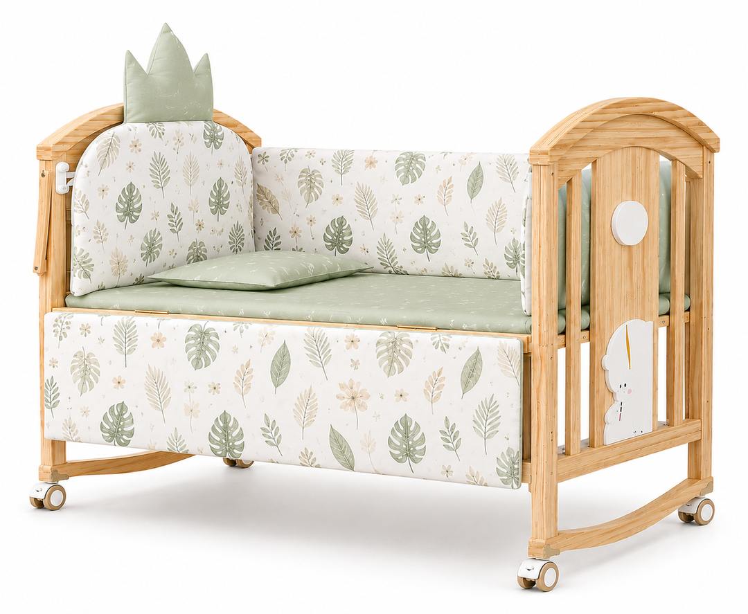 Mayfair 6-in-1 Cot Bed (Meadow Bloom)