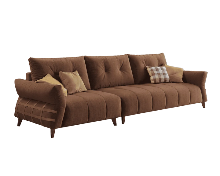 Kensington 3-Seater Sofa (Brown)
