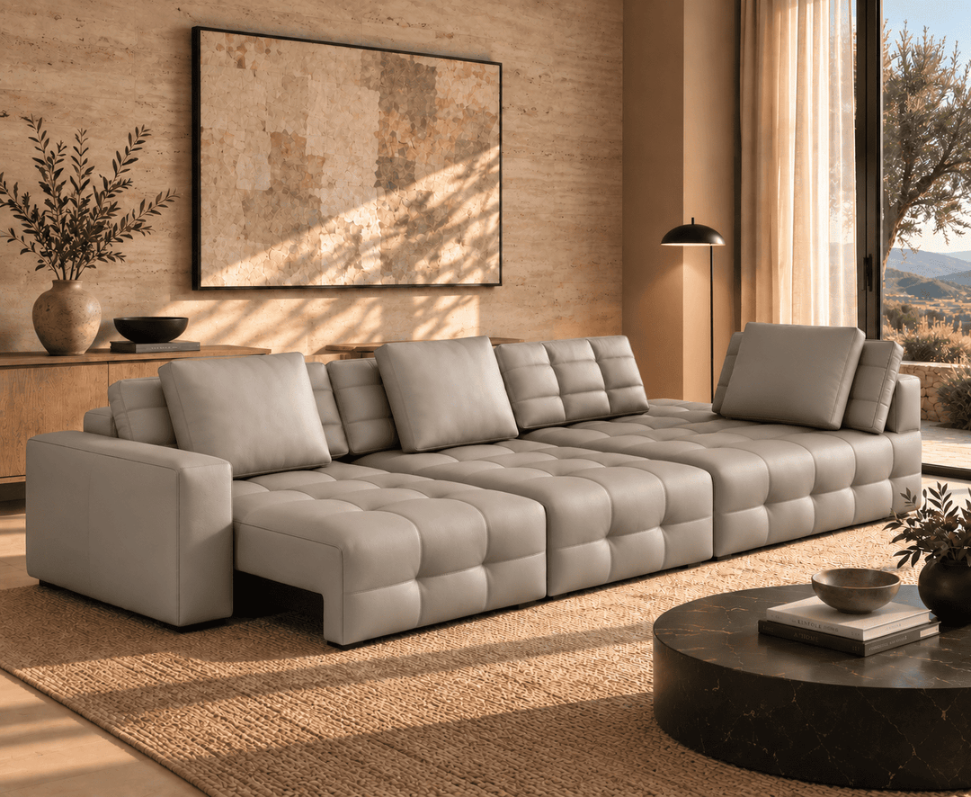 Kingsford Recliner Sofa (Grey)
