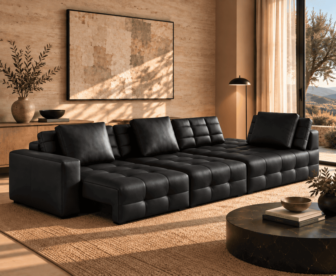 Kingsford Recliner Sofa (Black)