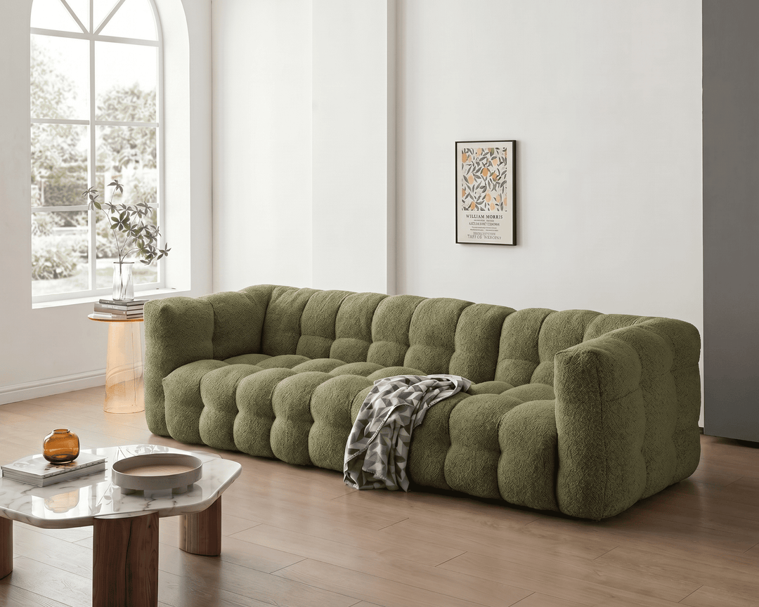 Davenport 3-Seater Sofa (Emerald Green)