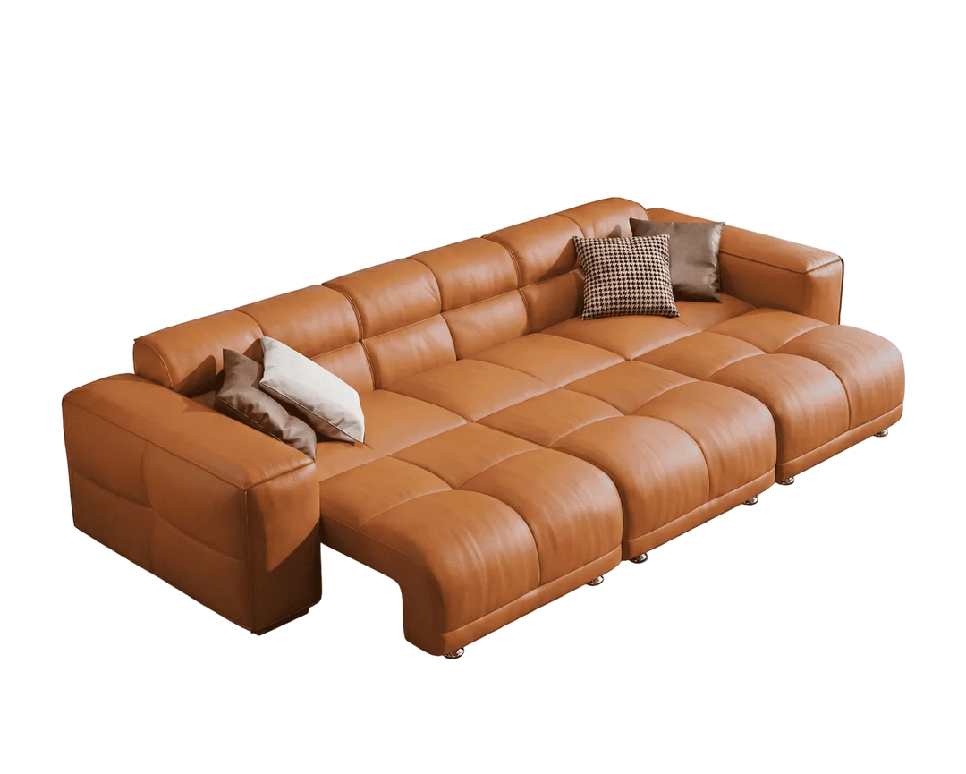 Montford Recliner Sofa (Orange)