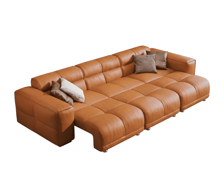Montford Recliner Sofa (Orange)