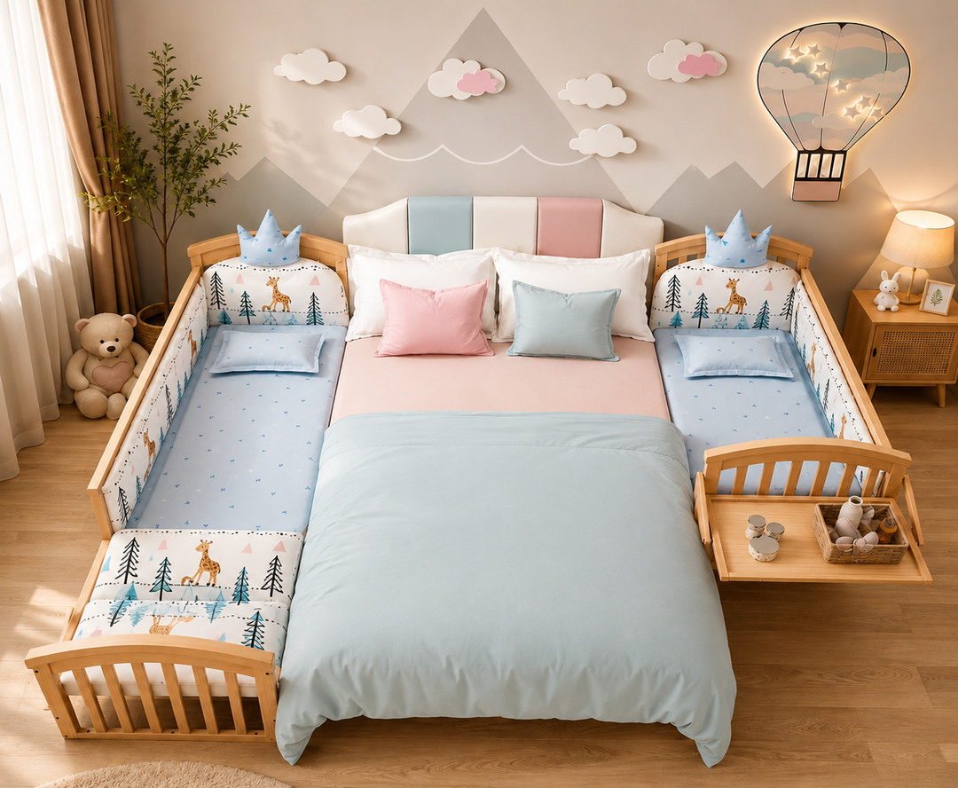 Mayfair 6-in-1 Cot Bed (Willow Safari)