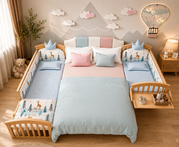 Mayfair 6-in-1 Cot Bed (Willow Safari)