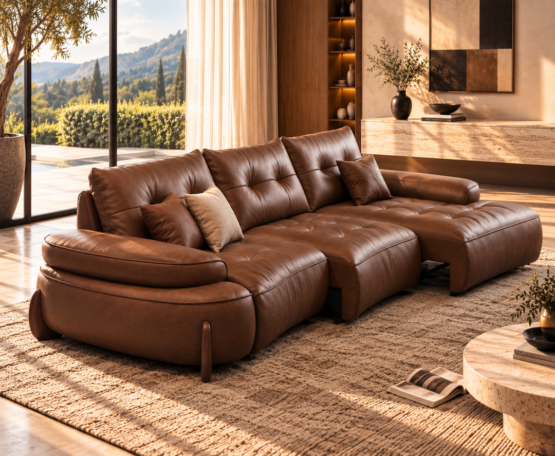 Stanford Recliner Sofa (Brown)