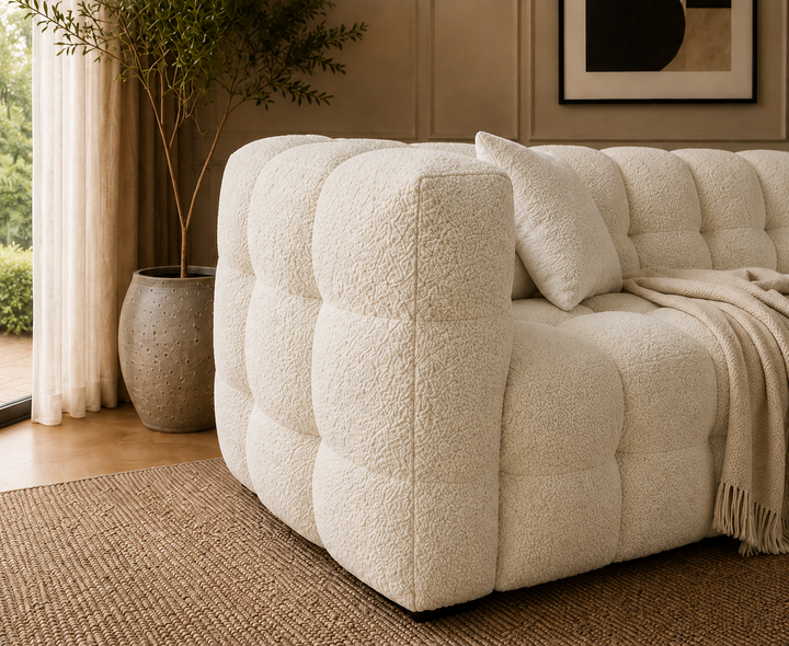 Davenport 3-Seater Sofa (Cream)