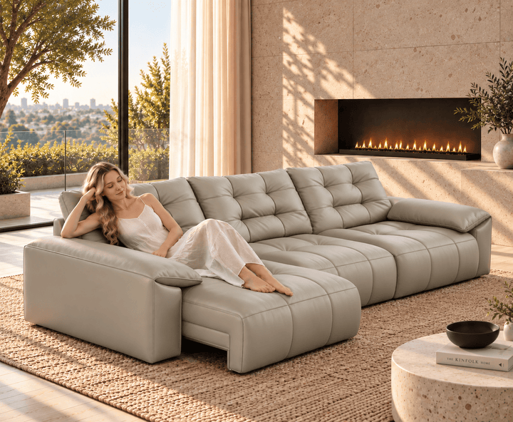 Wrexford Recliner Sofa (Grey)