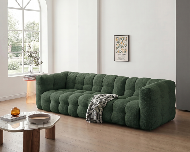 Davenport 3-Seater Sofa (Emerald Green)
