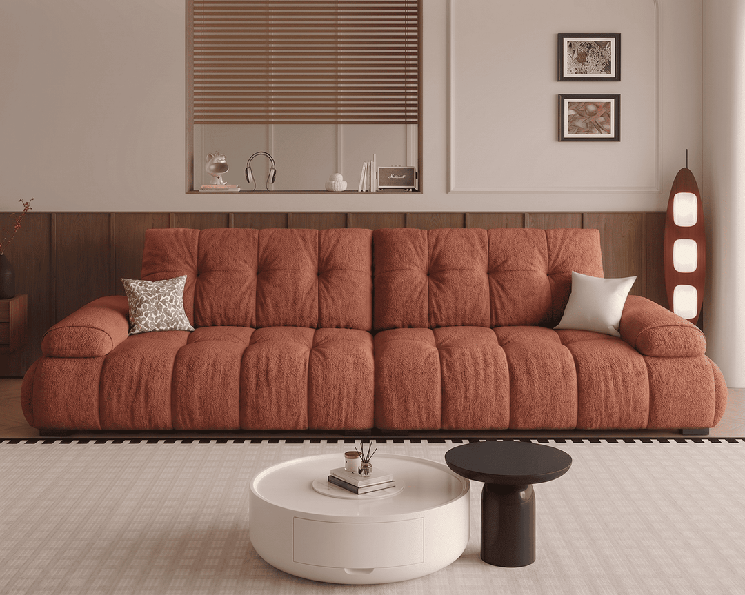 Winslow 3-Seater Sofa (Rust Orange)