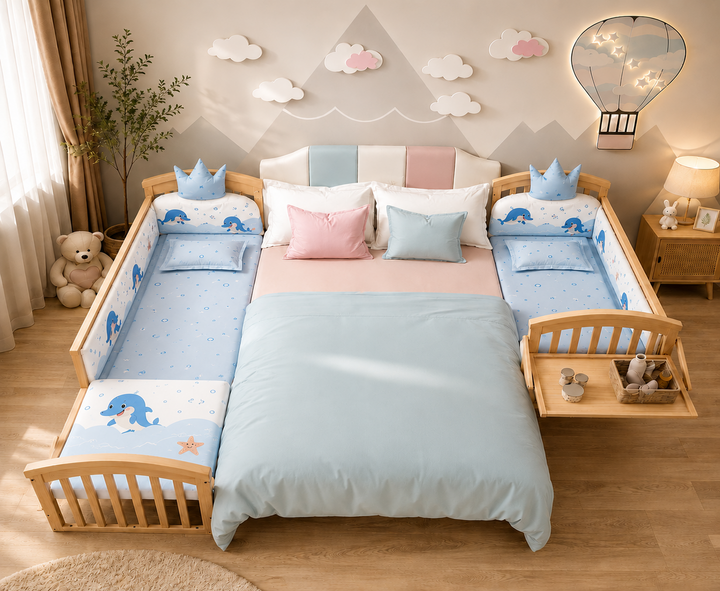 Mayfair 6-in-1 Cot Bed (Harbour Blue)
