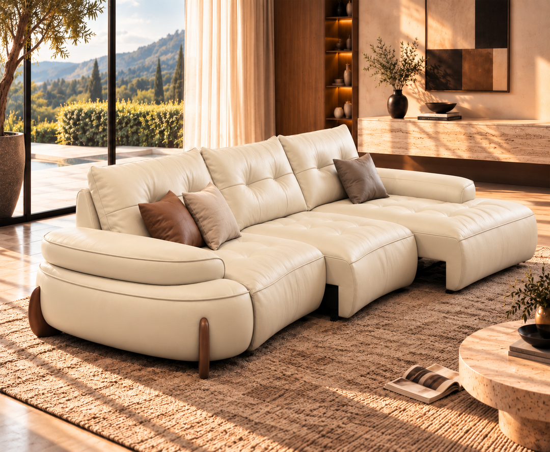 Stanford Recliner Sofa (White)