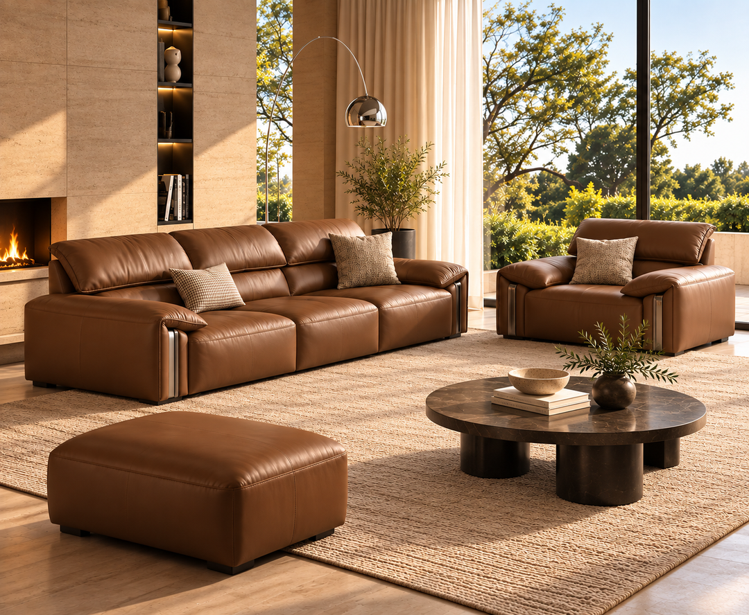 Hartford 3-Seater Sofa (Brown)
