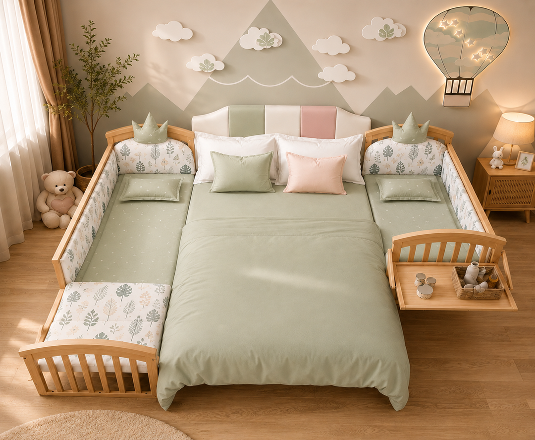 Mayfair 6-in-1 Cot Bed (Meadow Bloom)