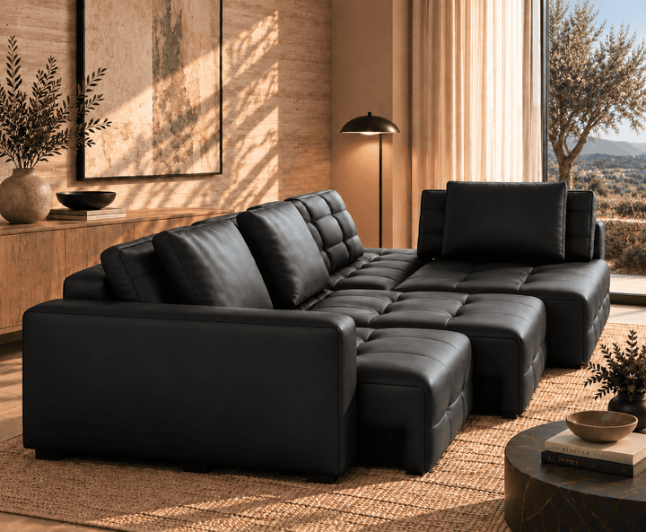 Kingsford Recliner Sofa (Black)