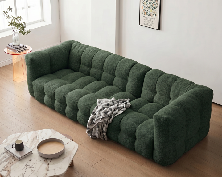 Davenport 3-Seater Sofa (Emerald Green)
