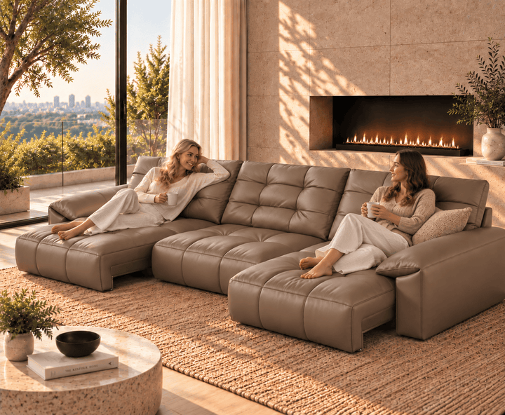 Wrexford Recliner Sofa (Brown)