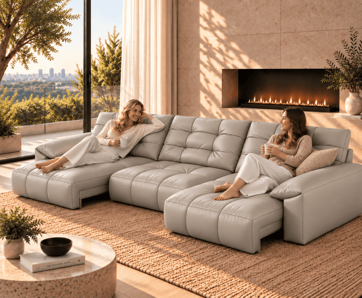 Wrexford Recliner Sofa (Grey)