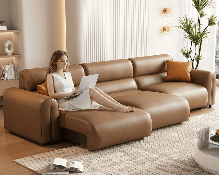 Haverford Recliner Sofa (Beige)