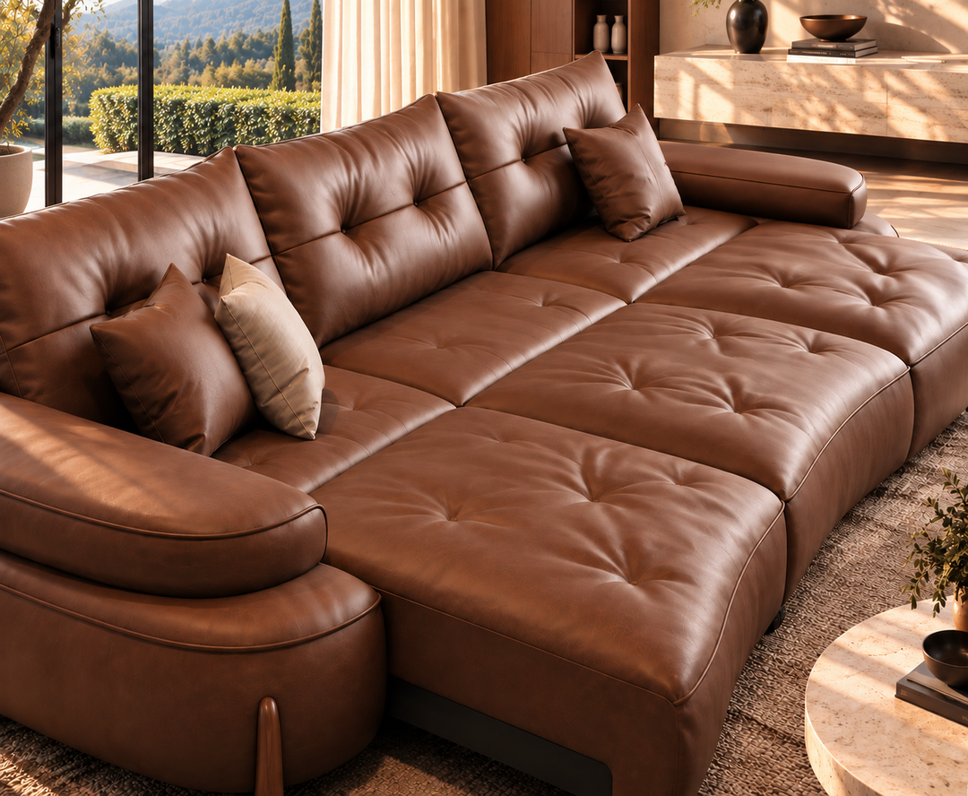 Stanford Recliner Sofa (Brown)